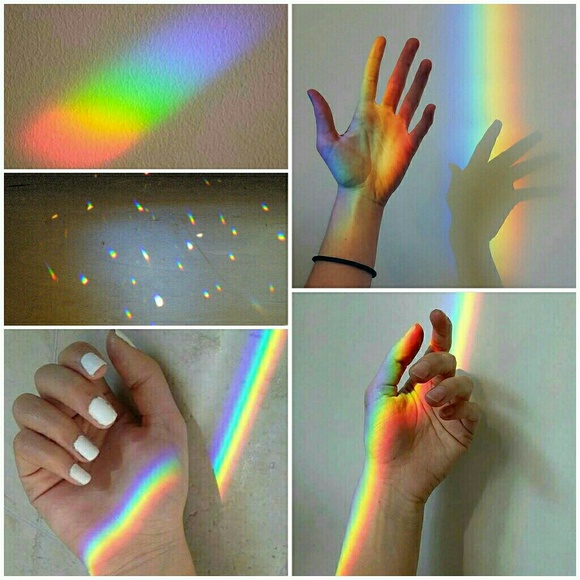 Crystal Angel Rainbow Maker Suncatcher Festive Flow Pretty Teap Pink & Purple - Picture 7 of 8